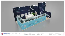 10x20 Peninsula booth design by Exhibit-Rentals